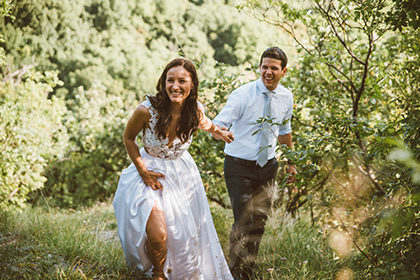 E & A Rustikal Hochzeit