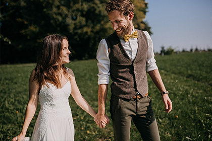 Angi & Kevin Boho Hochzeit