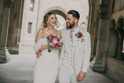 Alexandra & Flavio bezaubernde Ziviltrauung im Stadthaus Zürich